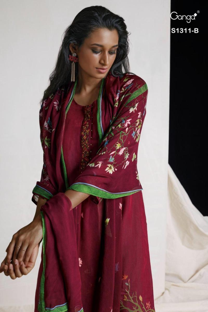 GANGA-ALVA-S1311-WOVEN-SILK-JACQUARD-SUITS-WHOLESALER-SURAT-3