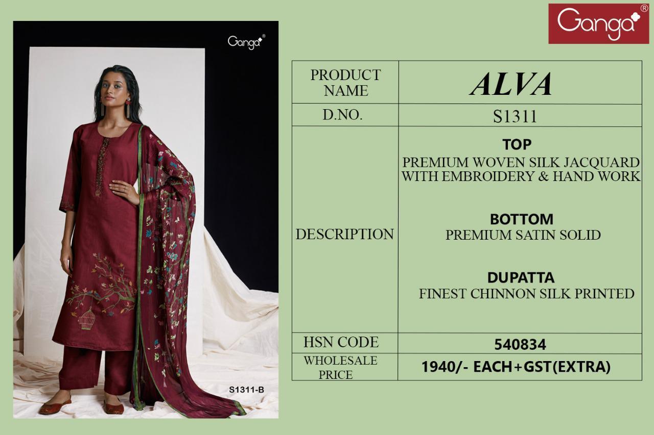 GANGA-ALVA-S1311-WOVEN-SILK-JACQUARD-SUITS-WHOLESALER-SURAT-4