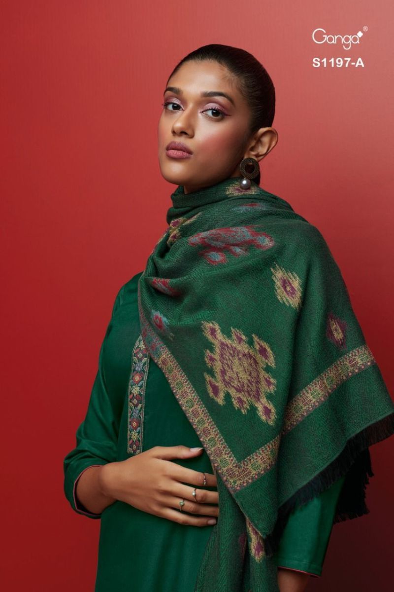 GANGA-AURI-S-1197-WOOL-PASHMINA-DOBBY-WINTER-SUITS-WHOLESALE-1