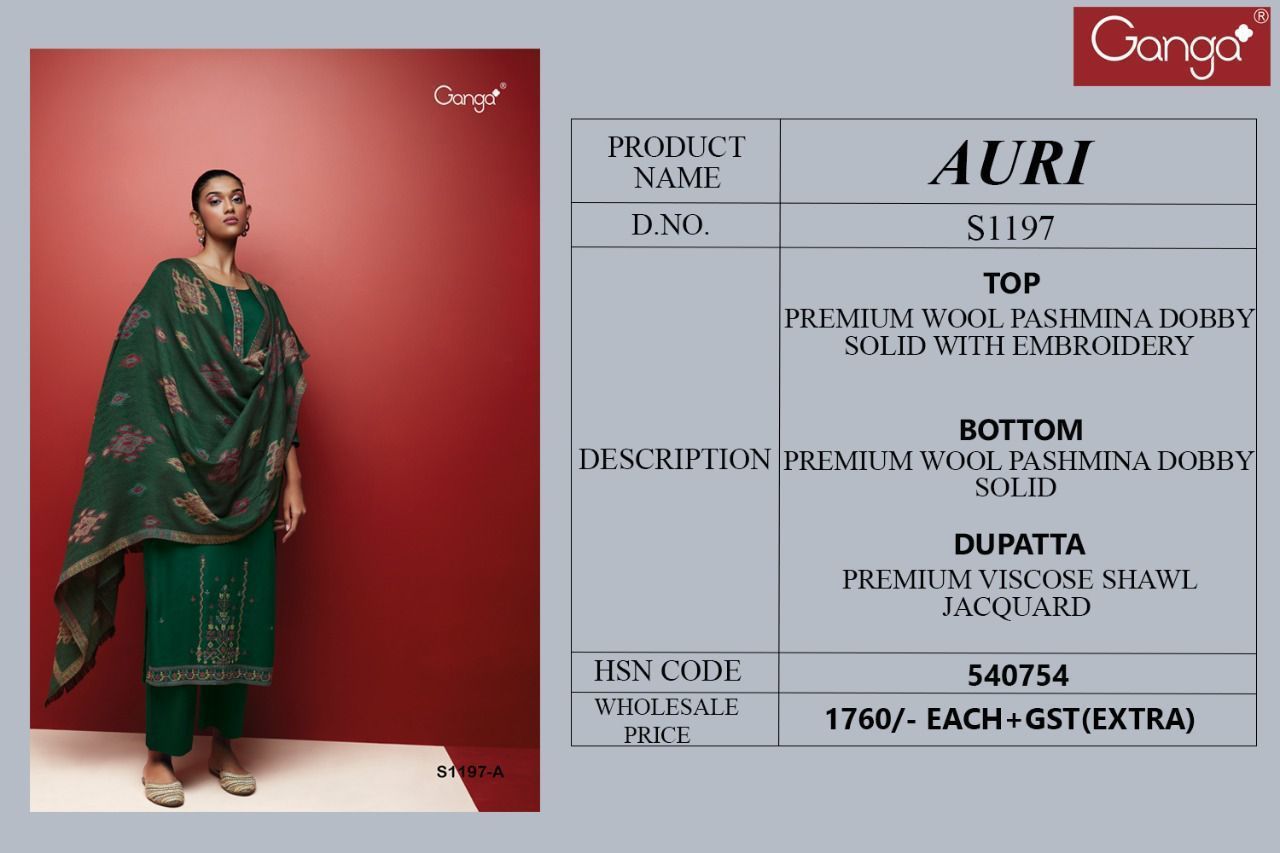 GANGA-AURI-S-1197-WOOL-PASHMINA-DOBBY-WINTER-SUITS-WHOLESALE-5