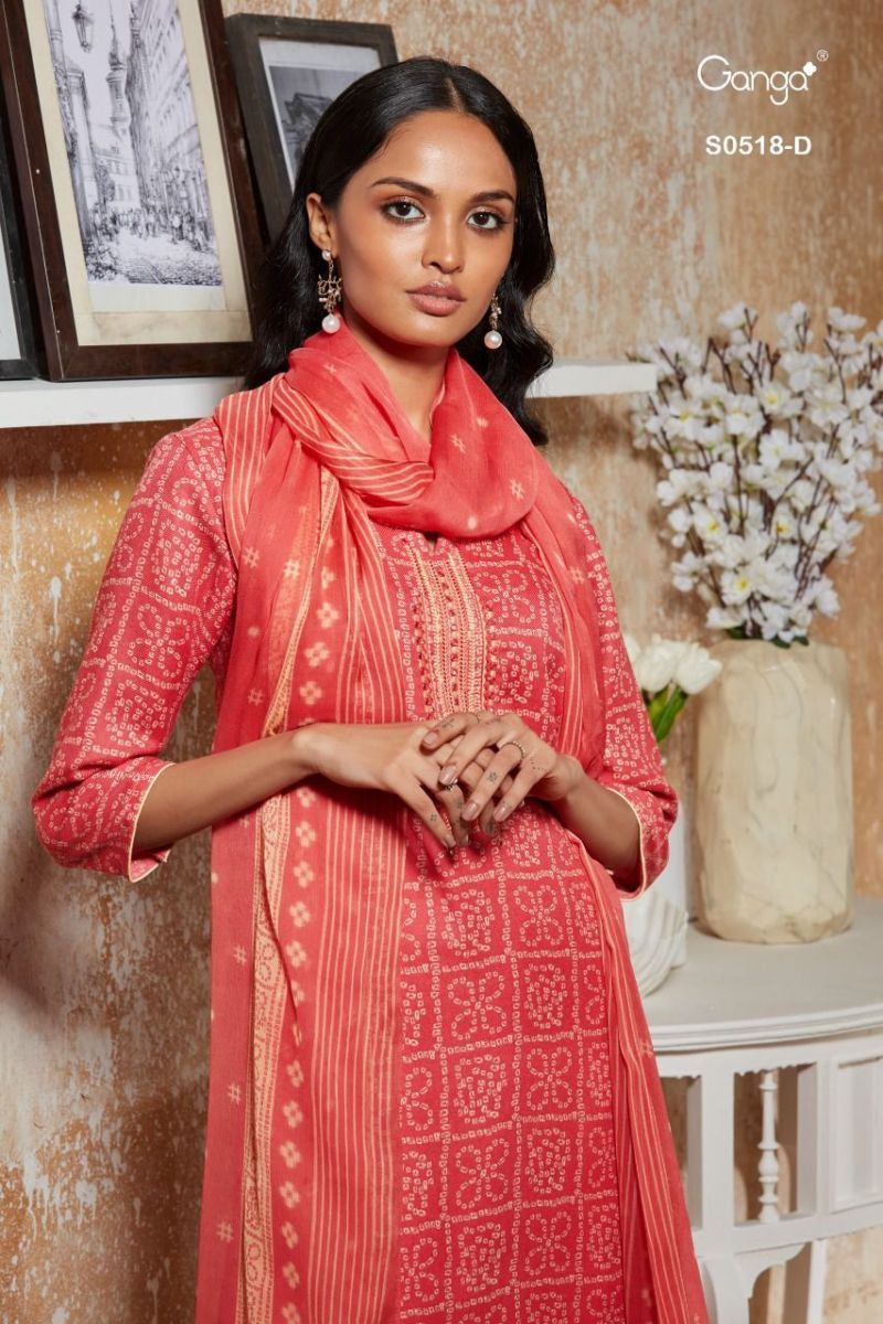 GANGA-DESTANDESTAN-518-WOOL-DOBBY-PRINTED-SUITS-LATEST-CATALOGUE-1