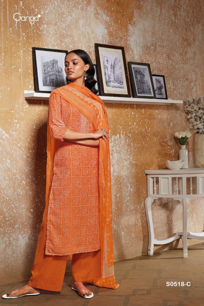 GANGA-DESTANDESTAN-518-WOOL-DOBBY-PRINTED-SUITS-LATEST-CATALOGUE-3