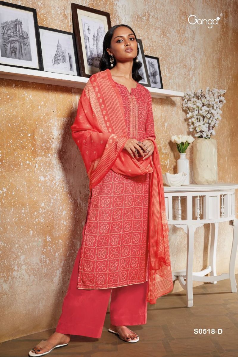 GANGA-DESTANDESTAN-518-WOOL-DOBBY-PRINTED-SUITS-LATEST-CATALOGUE-4