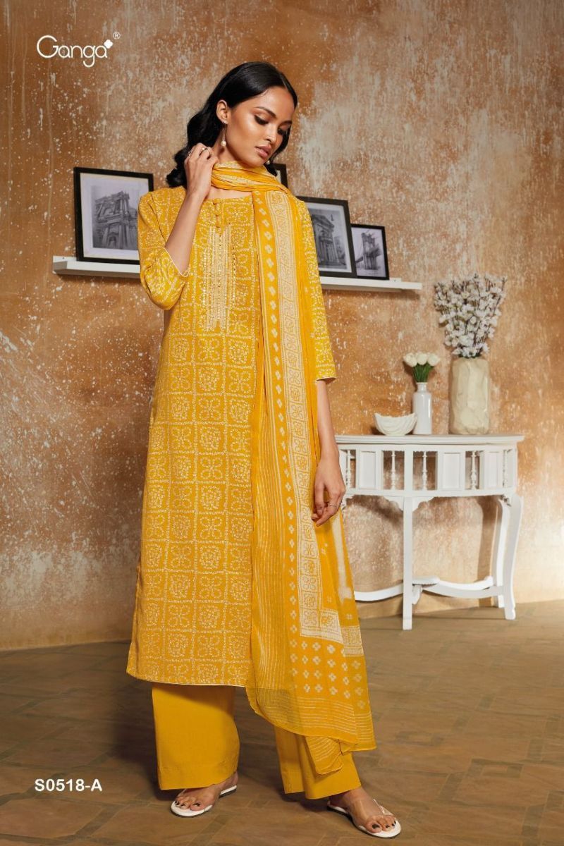 GANGA-DESTANDESTAN-518-WOOL-DOBBY-PRINTED-SUITS-LATEST-CATALOGUE-8