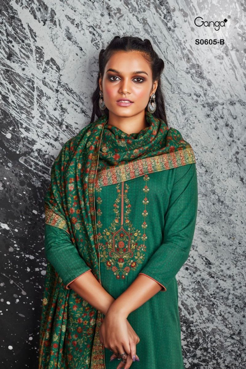 GANGA-EVELEEN-605-SERIES-WOOL-PRINTED-SUITS-BY-WINTER-COLLECTION-8