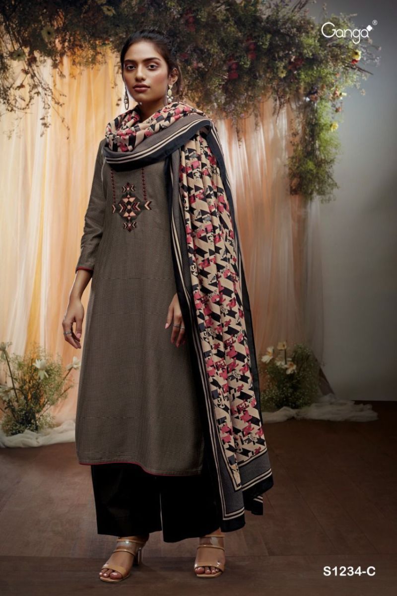 GANGA-KEYA-1234-SERIES-WOOL-PASHMINA-DOBBY-PRINTED-WINTER-SUITS-WHOLESALE-7