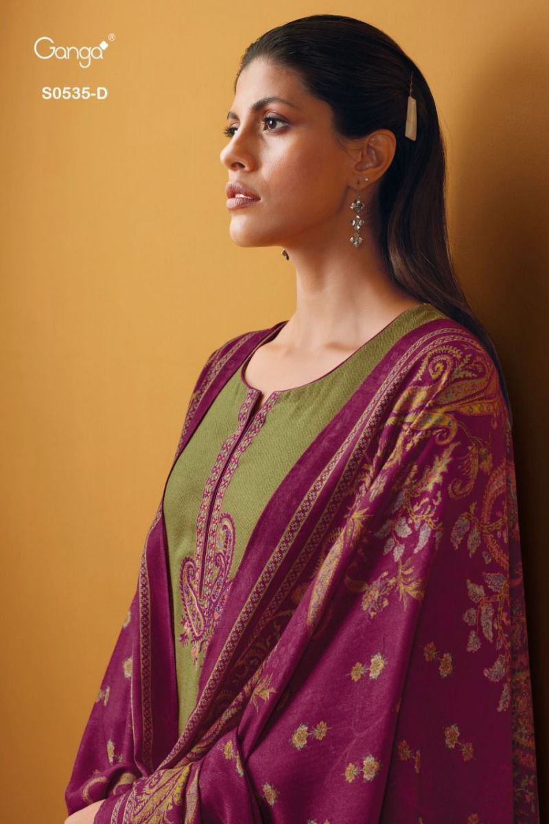 GANGA-MYNA-D.NO-S0535-WOOL-DOBBY-PRINTED-SALWAR-SUITS-WHOLESALER-2