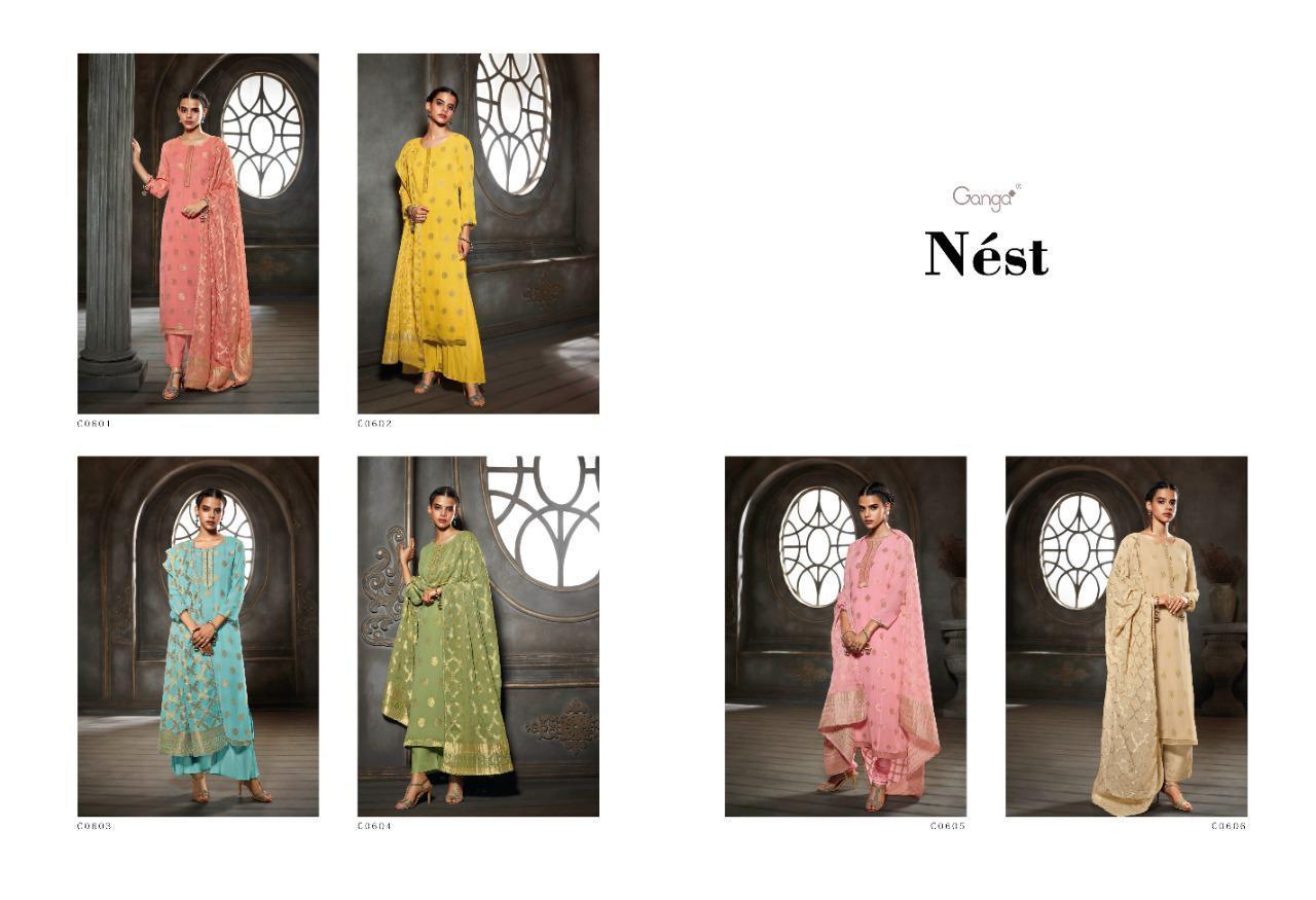 GANGA-NEST-D.NO-601-TO-606-GEORGETTE-SUITS-AT-WHOLESALE-3