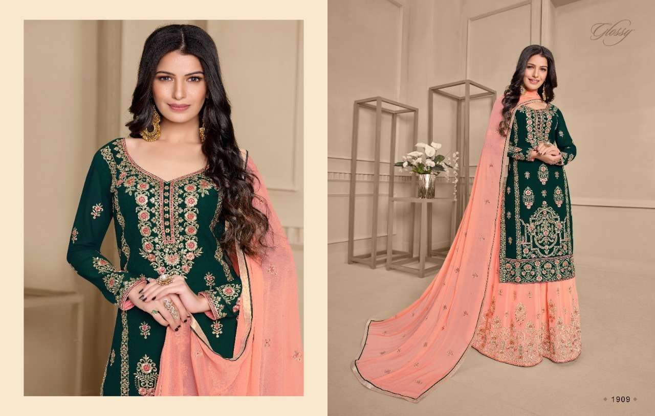 GLOSSY-EHSAAS-GEORGETTE-WITH-EMBROIDERY-SUITS-AT-WHOLESALE-4
