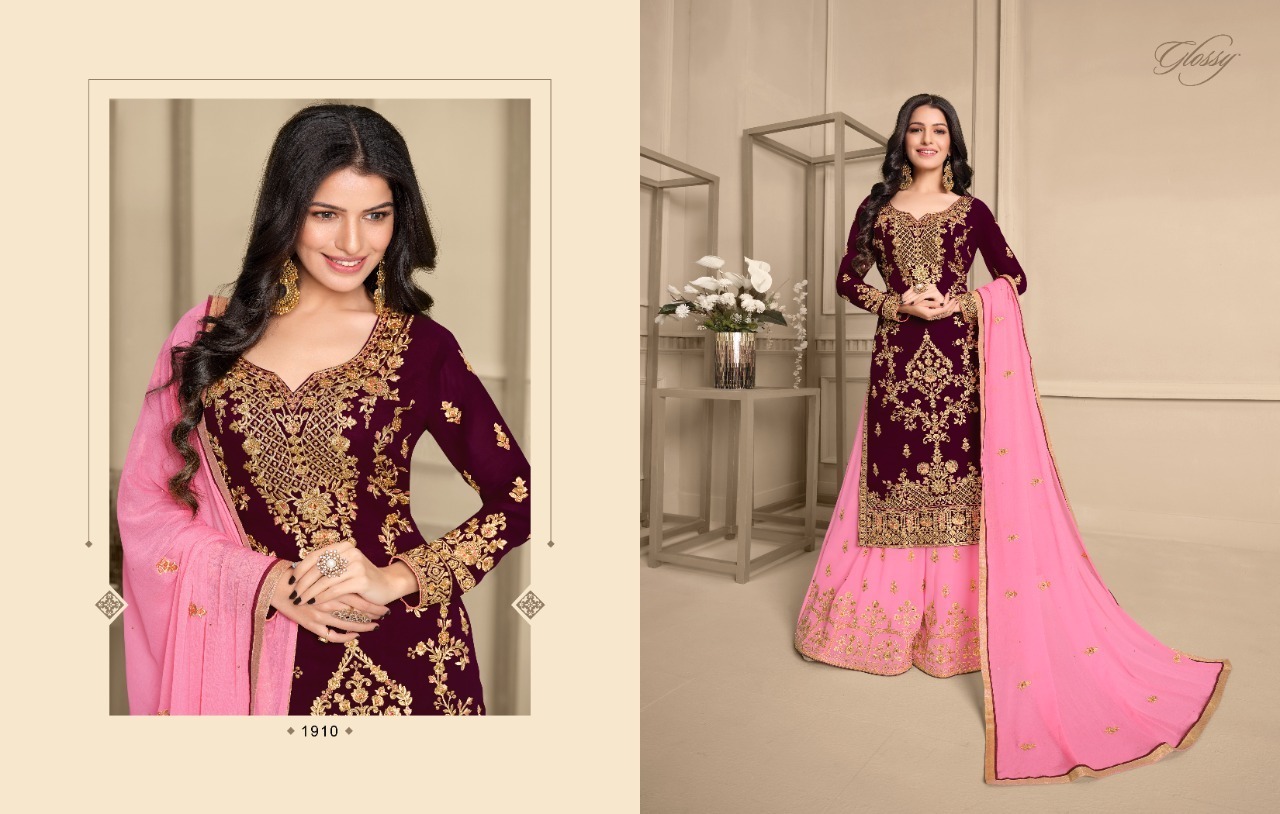 GLOSSY-EHSAAS-GEORGETTE-WITH-EMBROIDERY-SUITS-AT-WHOLESALE-6