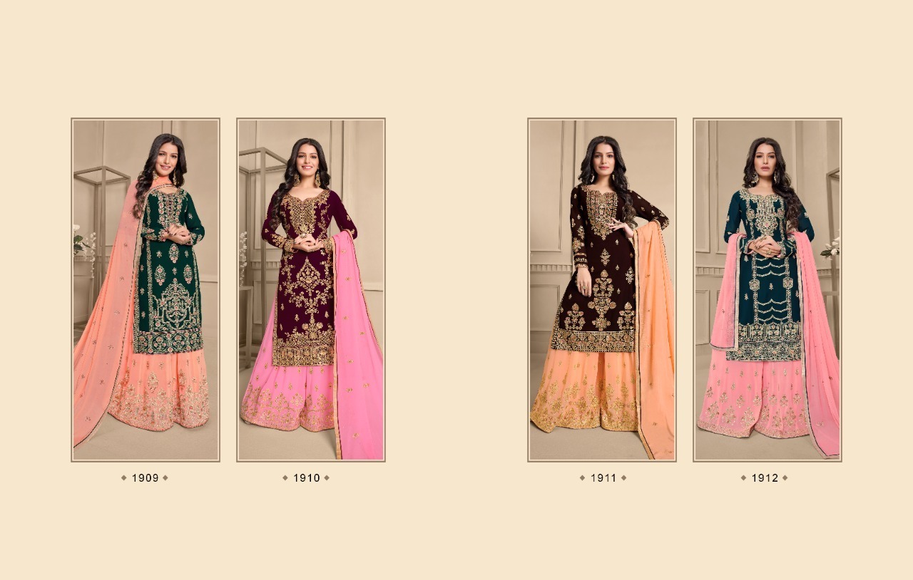 GLOSSY-EHSAAS-GEORGETTE-WITH-EMBROIDERY-SUITS-AT-WHOLESALE-9