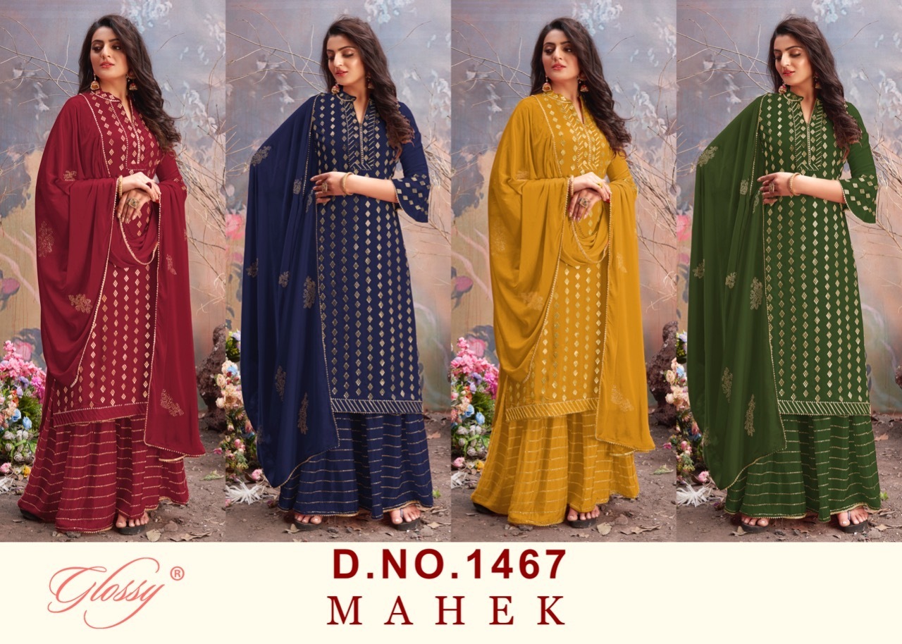 GLOSSY-MAHEK-D.NO-1467-VISCOSE-CHINON-SALWAR-SUITS-LATEST-CATALOGUE-9