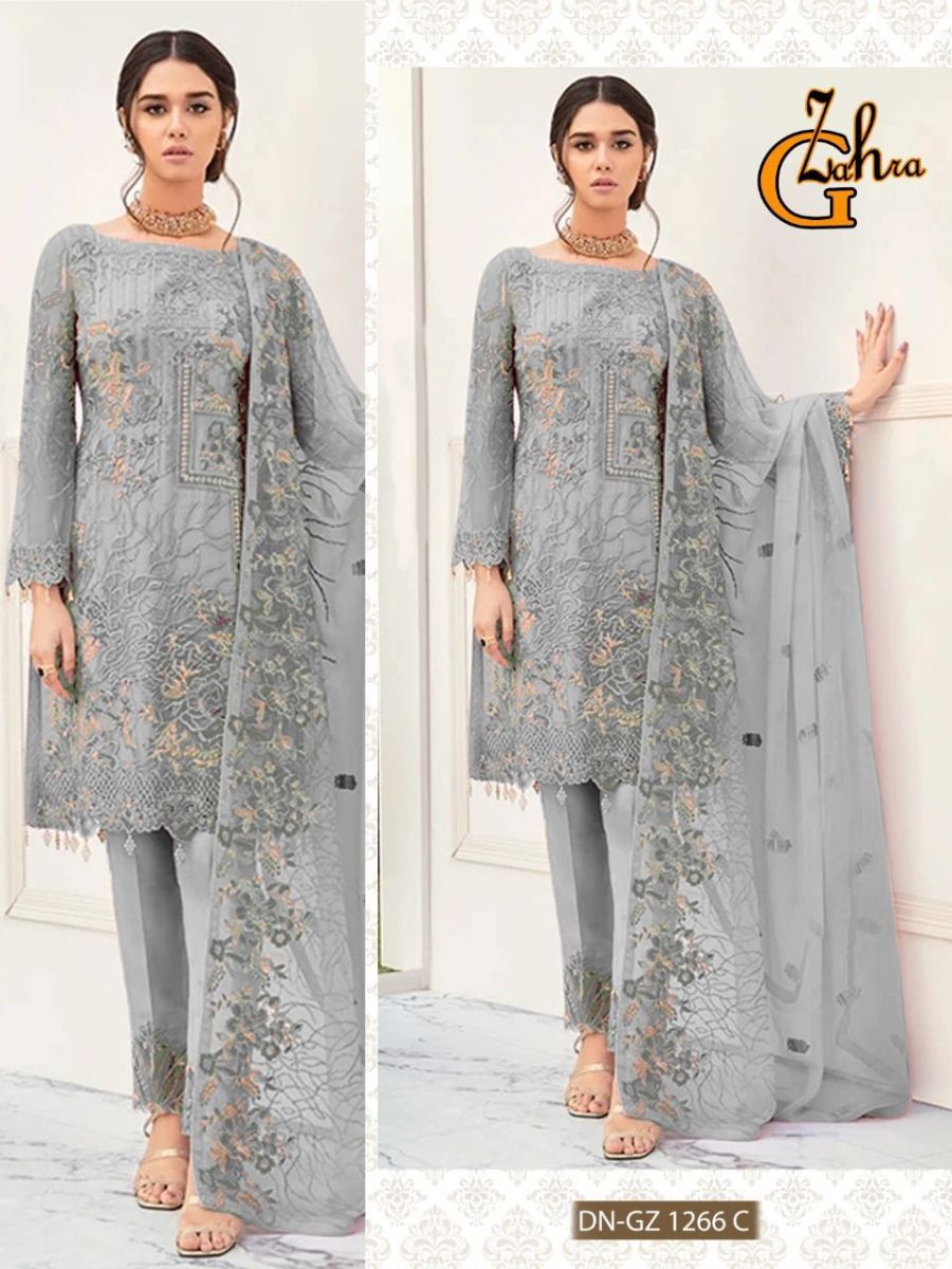 GUL-ZAHRA-D.NO-1266-FOUX-GEORGETTE-PAKISTANI-SUITS-WHOLESALE-3