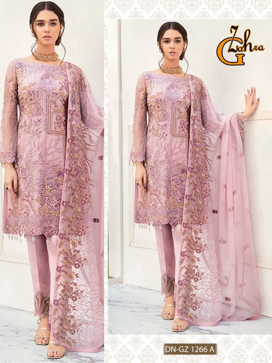 GUL-ZAHRA-D.NO-1266-FOUX-GEORGETTE-PAKISTANI-SUITS-WHOLESALE-8