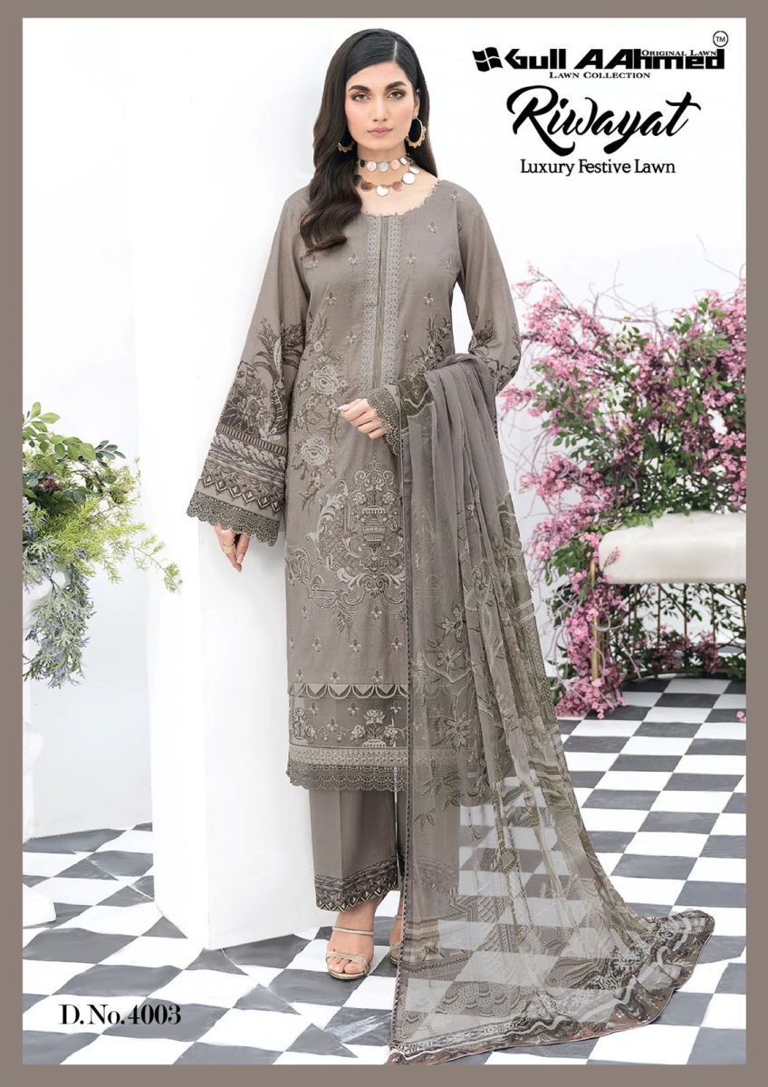 GULL-AAHMED-RIWAYAT-VOL-4-PURE-LAWN-KARACHI-SUITS-WHOLESALER-3
