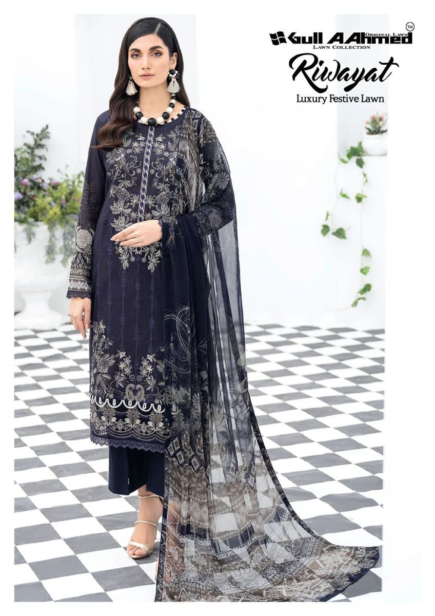 GULL-AAHMED-RIWAYAT-VOL-4-PURE-LAWN-KARACHI-SUITS-WHOLESALER-6