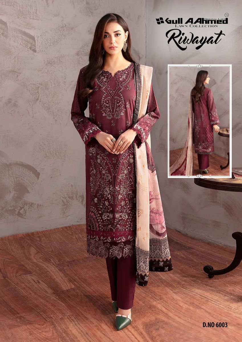 GULL-AAHMED-RIWAYAT-VOL-6-LAWN-COLLECTION-SALWAR-SUIT-WHOLESALER-IN-SURAT-4