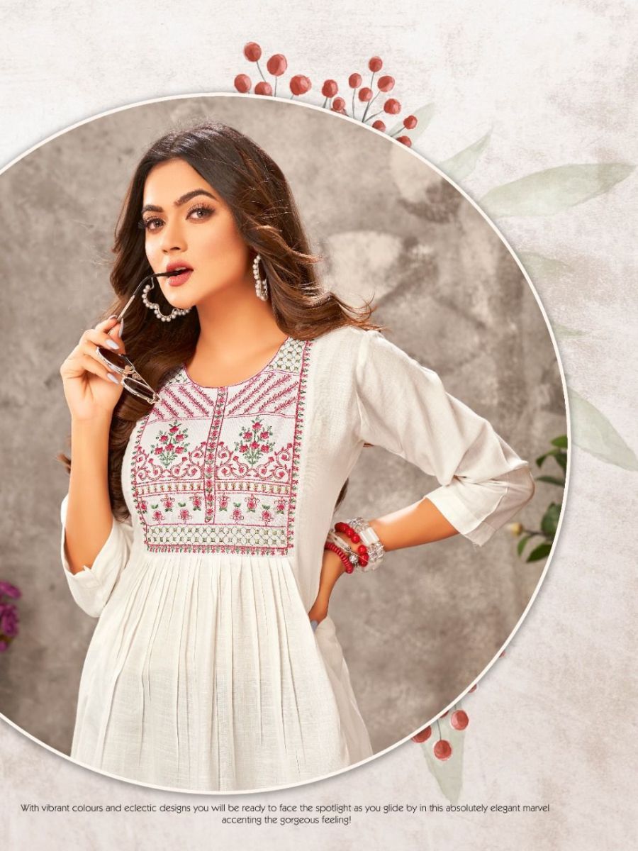 HERITAGE-KAJREE-VOL-2-DESIGNER-RAYON-SLUB-SHORT-KURTIS-5