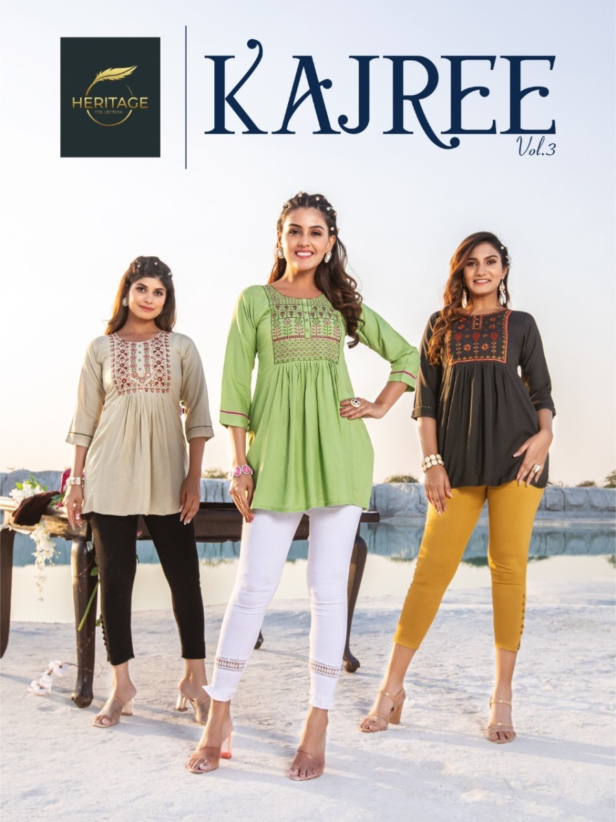 HERITAGE-KAJREE-VOL-3-DESIGNER-RAYON-SLUB-SHORT-TOPS-MANUFACTURER-1