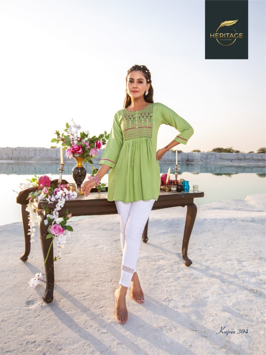HERITAGE-KAJREE-VOL-3-DESIGNER-RAYON-SLUB-SHORT-TOPS-MANUFACTURER-5