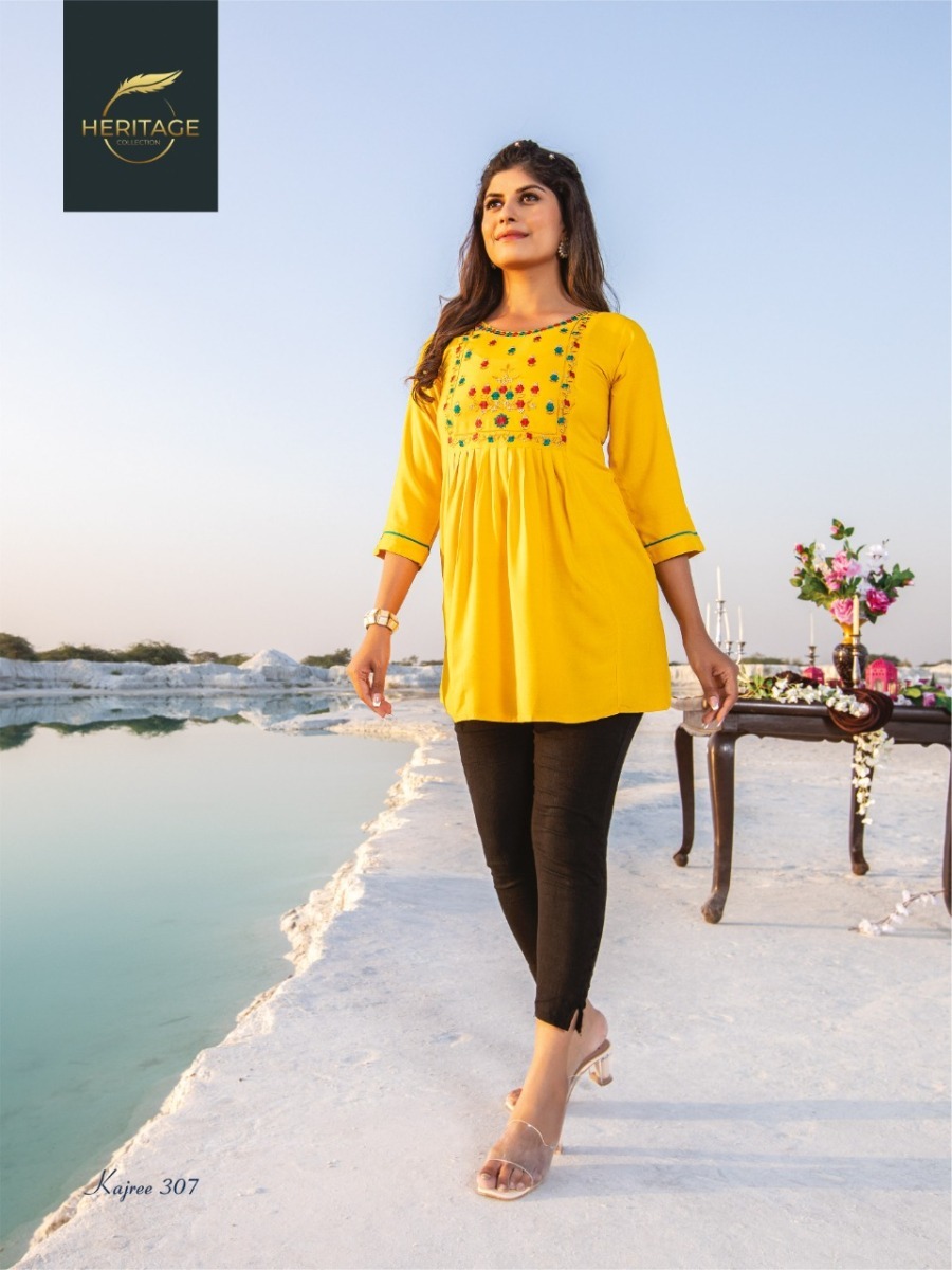 HERITAGE-KAJREE-VOL-3-DESIGNER-RAYON-SLUB-SHORT-TOPS-MANUFACTURER-8