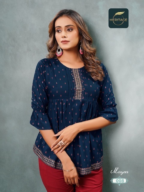 HERITAGE-MAYRA-RAYON-SLUB-PRINT-SHORT-TOPS-ONLINE-SUPPLIER-SURAT-9