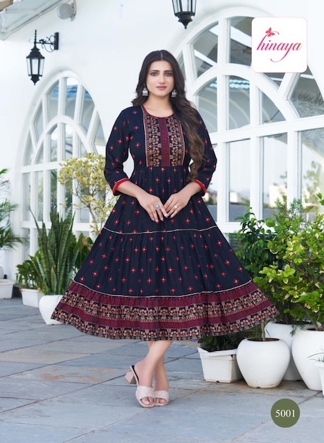HINAYA-RASHI-VOL-5-RAYON-SLUB-LONG-GOWN-MANUFACTURER-SURAT-2