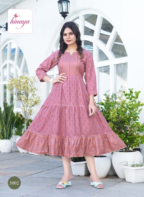 HINAYA-RASHI-VOL-5-RAYON-SLUB-LONG-GOWN-MANUFACTURER-SURAT-3