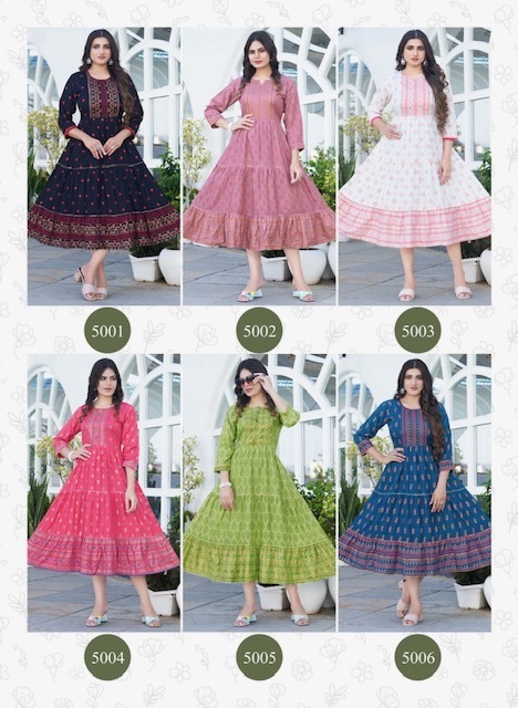 HINAYA-RASHI-VOL-5-RAYON-SLUB-LONG-GOWN-MANUFACTURER-SURAT-8