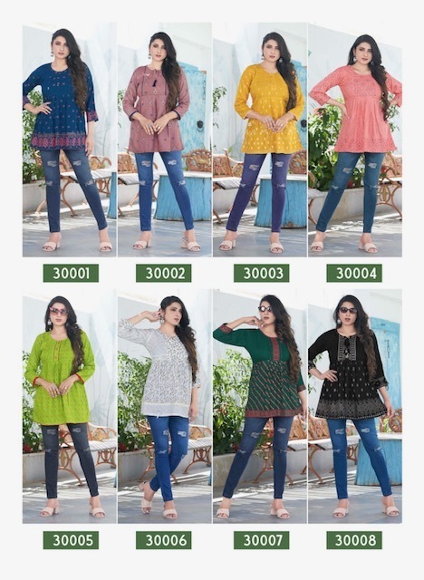 HINAYA-WESTERN-FOR-U-VOL-30-RAYON-PRINT-SHORT-TOPS-MANUFACTURER-9