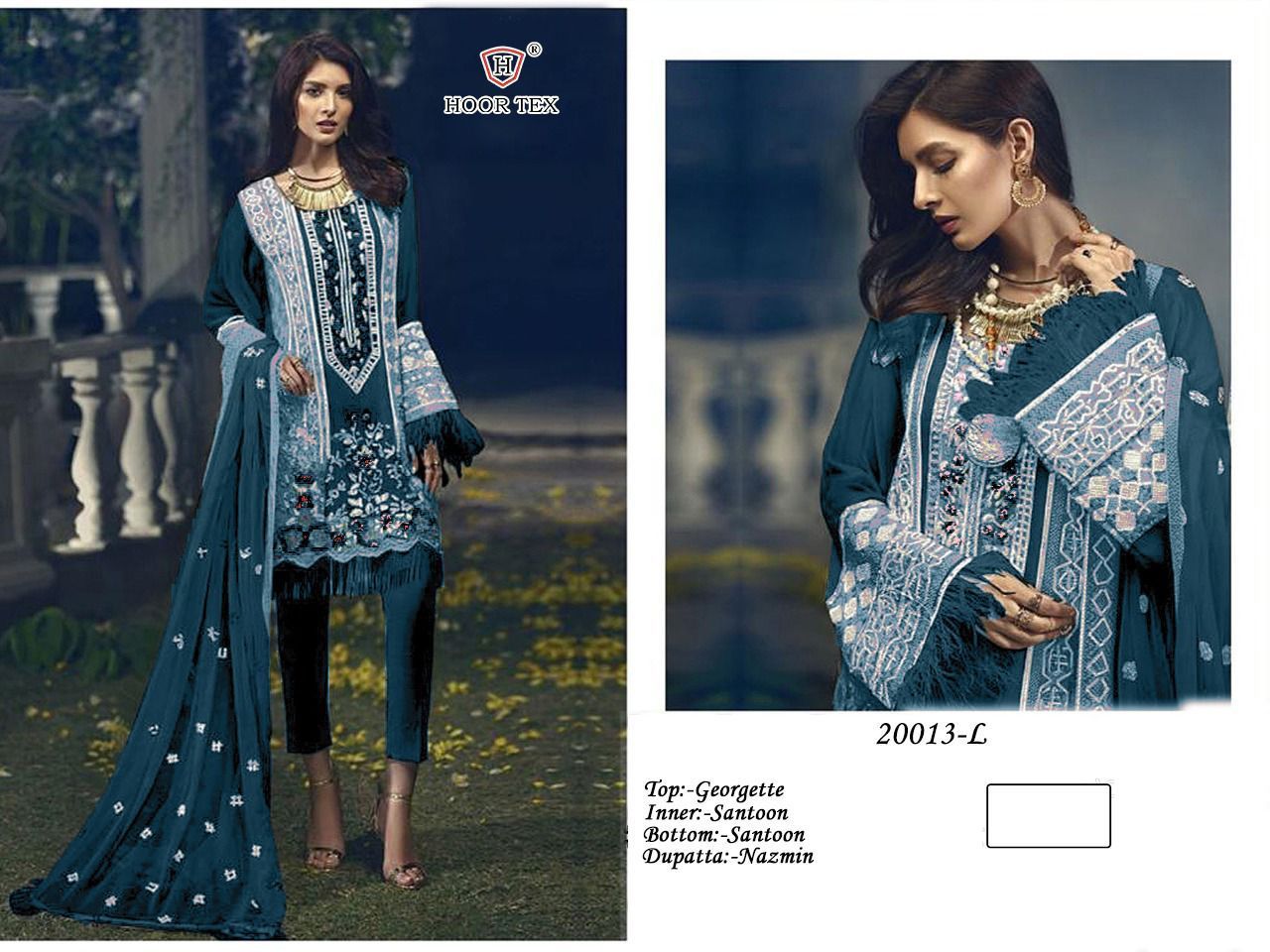 HOOR-TEX-20013-SERIES-FOX-GEORGETTE-SALWAR-KAMEEZ-WHOLESALE-2