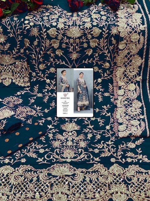 HOOR-TEX-D.NO-23005-FOUX-GEORGETTE-PAKISTANI-SUITS-WHOLESALE-1