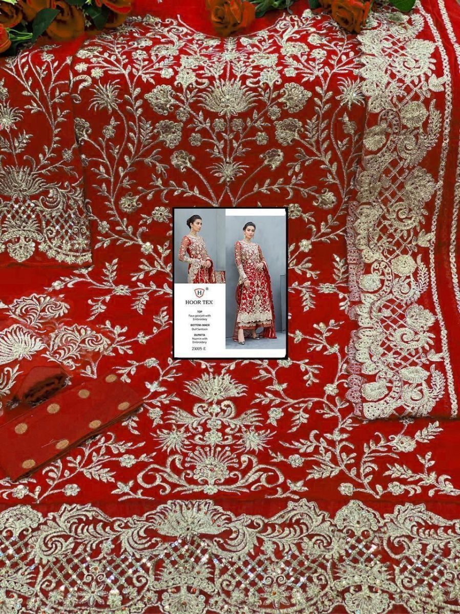 HOOR-TEX-D.NO-23005-FOUX-GEORGETTE-PAKISTANI-SUITS-WHOLESALE-7