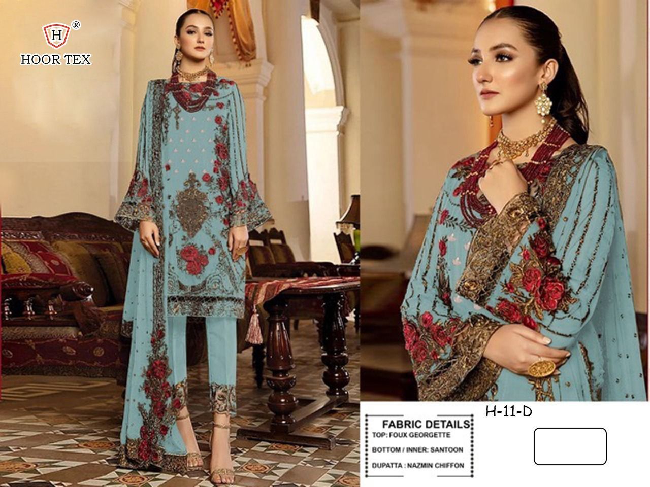 HOOR-TEX-H-11-FOUX-GEORGETTE-SALWAR-KAMEEZ-CATALOGUE-1