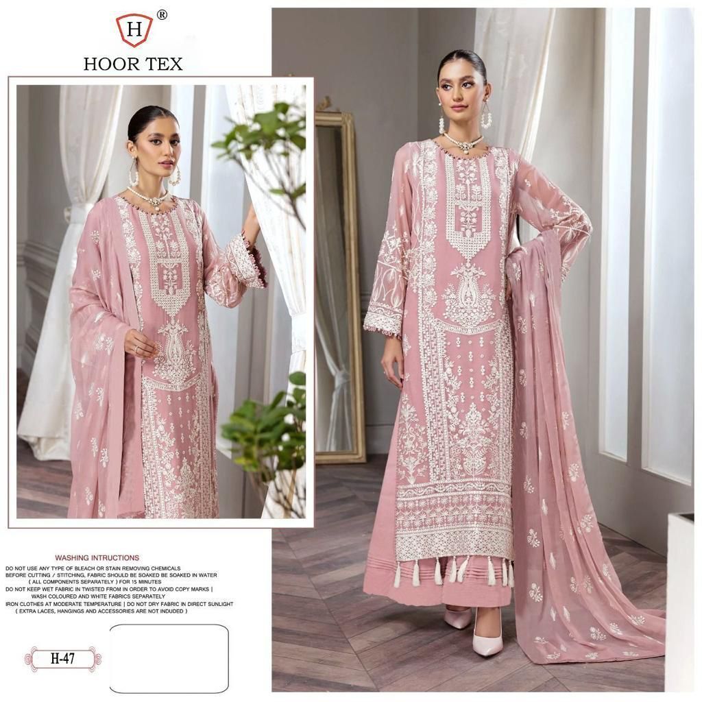 HOOR-TEX-H-47-GEORGETTE-EMBROIDERY-PAKISTANI-SUITS-WHOLESALE-1