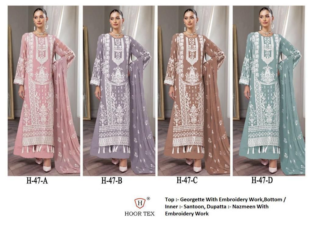 HOOR-TEX-H-47-GEORGETTE-EMBROIDERY-PAKISTANI-SUITS-WHOLESALE-9