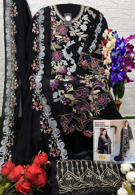 HOOR-TEX-H-74-FOUX-GEORGETTE-SALWAR-KAMEEZ-WHOLESALER-SURAT-7