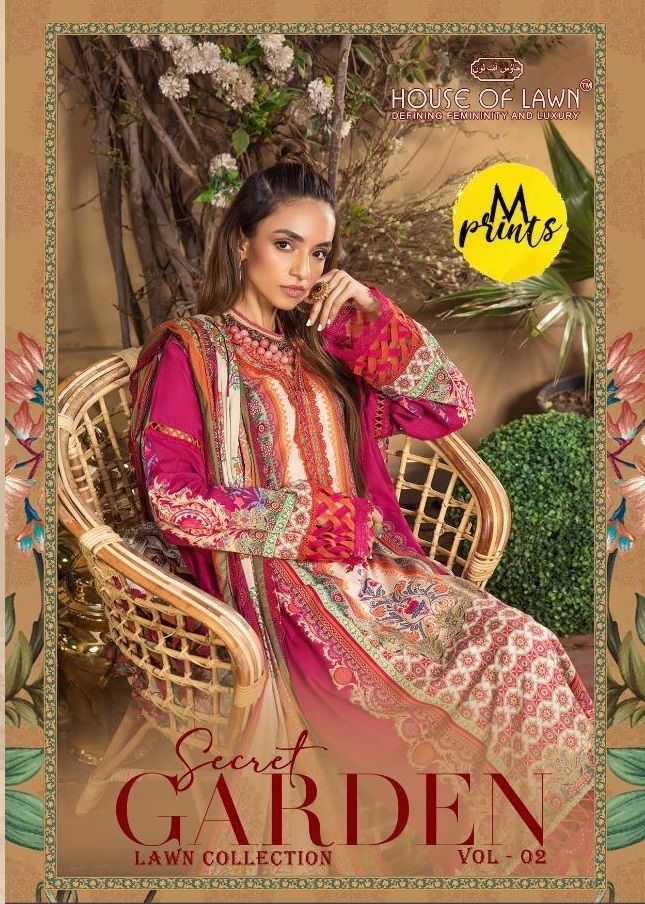HOUSE-OF-LAWN-SECRET-GARDEN-LAWN-COLLECTION-VOL-2-PAKISTANI-SUITS-CATALOGUE-1