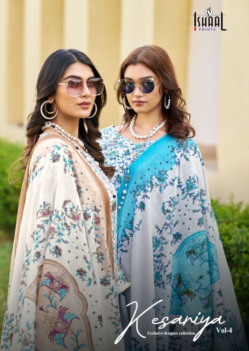 ISHAAL-PRINTS-KESARIYA-VOL-4-PURE-LAWN-SALWAR-SUIT-WHOLESALER-IN-SURAT-1