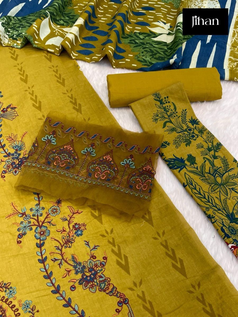 JIHAN-3373-CHEVRON-PAKISTANI-COTTON-SUITS-3