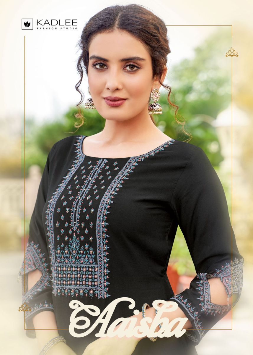 KADLEE-AAISHA-RAYON-EMBROIDERY-KURTI-WHOLESALER-IN-SURAT-1