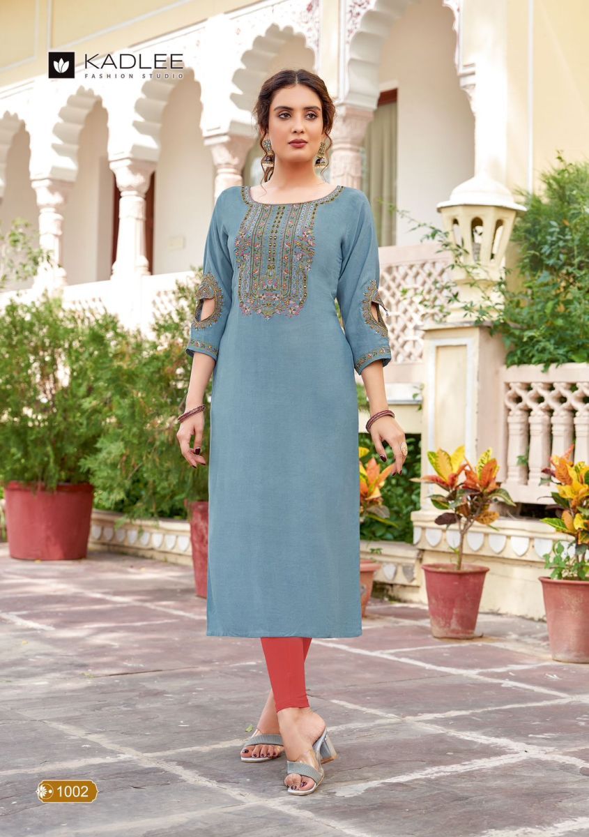 KADLEE-AAISHA-RAYON-EMBROIDERY-KURTI-WHOLESALER-IN-SURAT-6