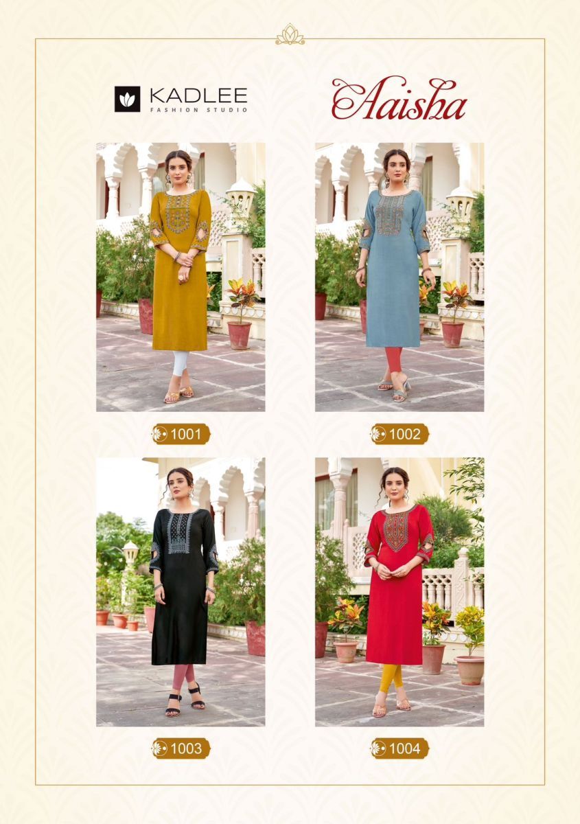 KADLEE-AAISHA-RAYON-EMBROIDERY-KURTI-WHOLESALER-IN-SURAT-7