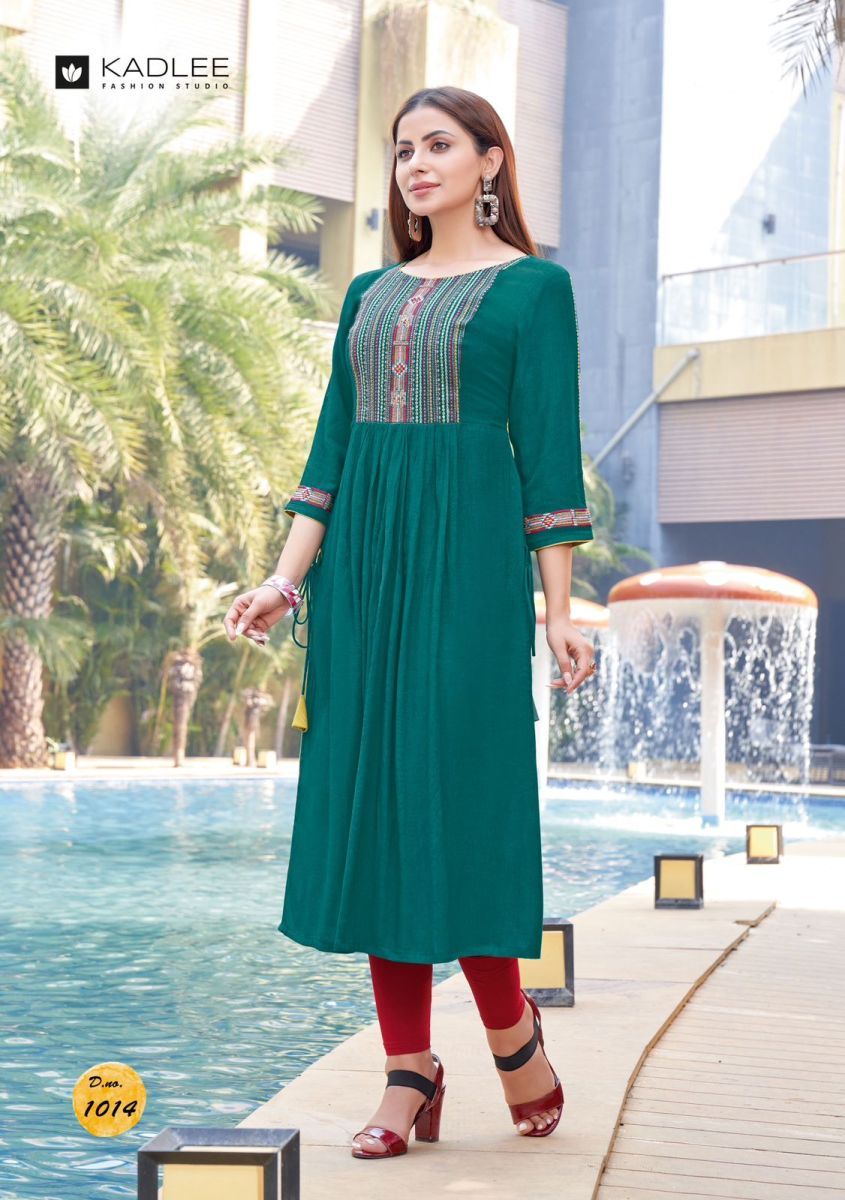 KADLEE-CINDERELLA-VOL-3-RAYON-HANDWORK-EMBROIDERY-KURTIS-NEW-CATALOGUE-2