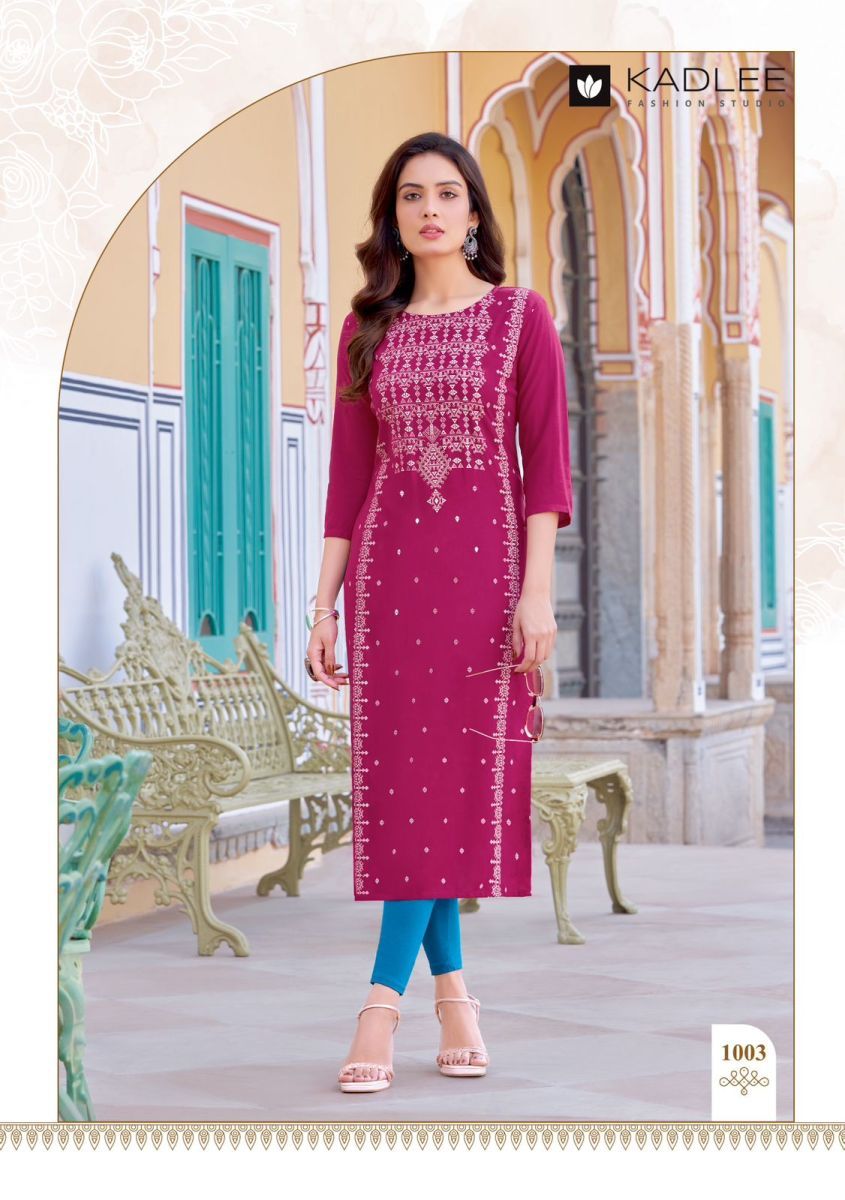 KADLEE-GOLD-COIN-RAYON-KURTI-CATALOGUE-DISTRIBUTOR-IN-SURAT-7