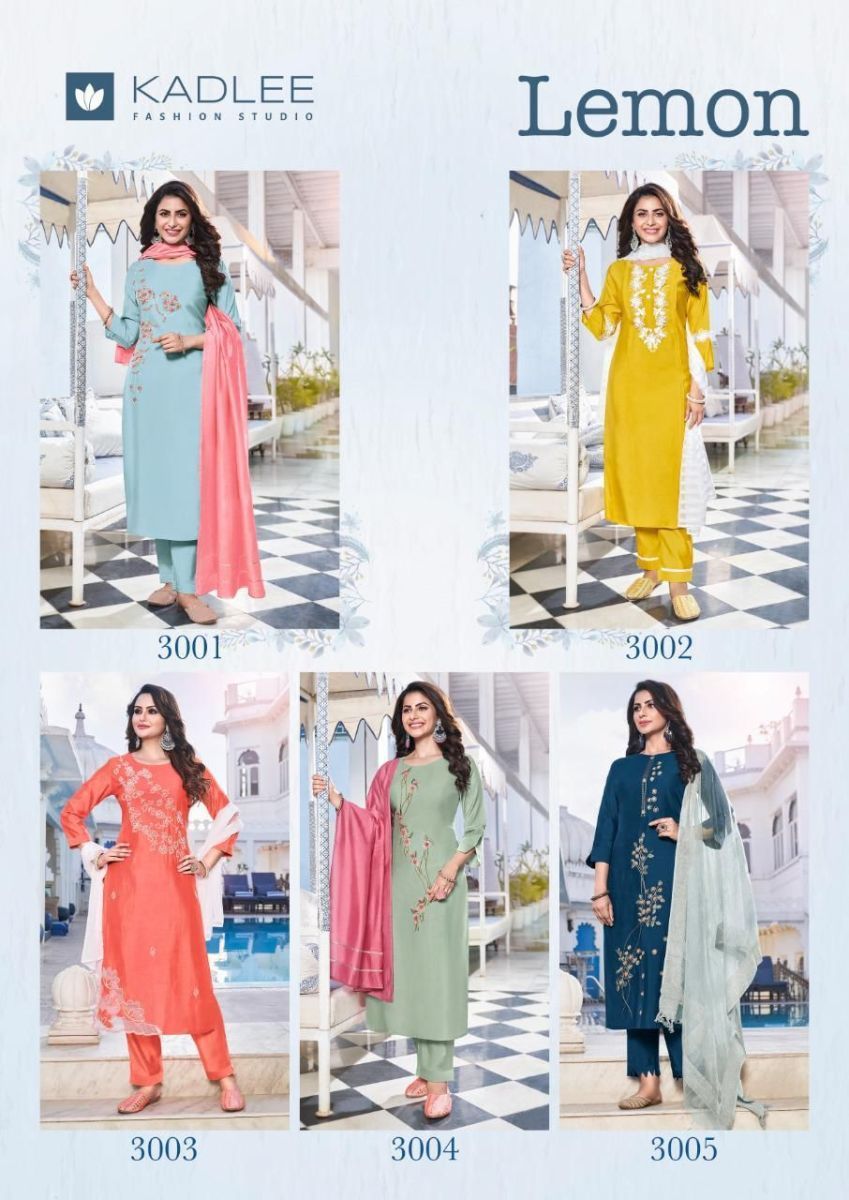 KADLEE-LEMON-TOP-BOTTOM-WITH-DUPATTA-WHOLESALER-SURAT-10