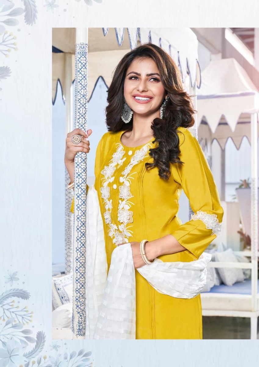 KADLEE-LEMON-TOP-BOTTOM-WITH-DUPATTA-WHOLESALER-SURAT-8