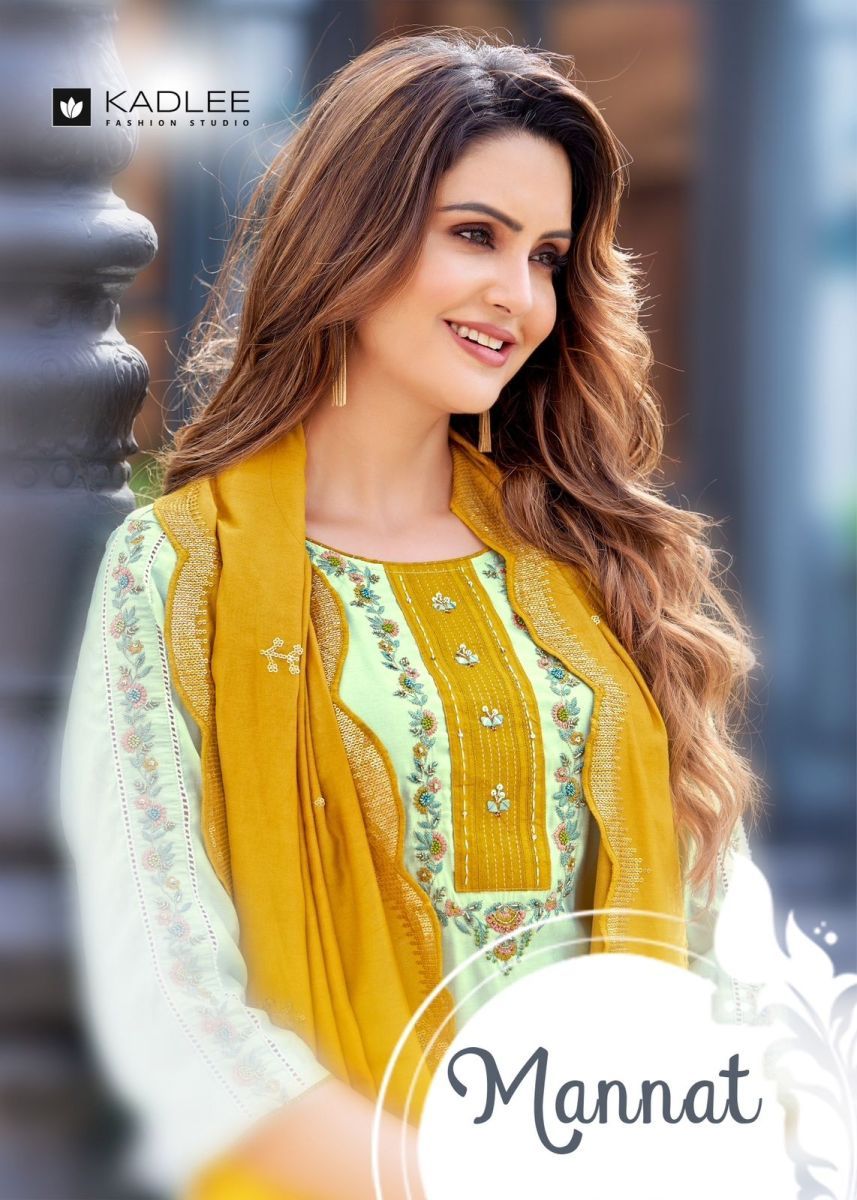 KADLEE-MANNAT-NYLON-VISCOSE-KURTI-PANT-WITH-DUPATTA-BY-MITTOO-1