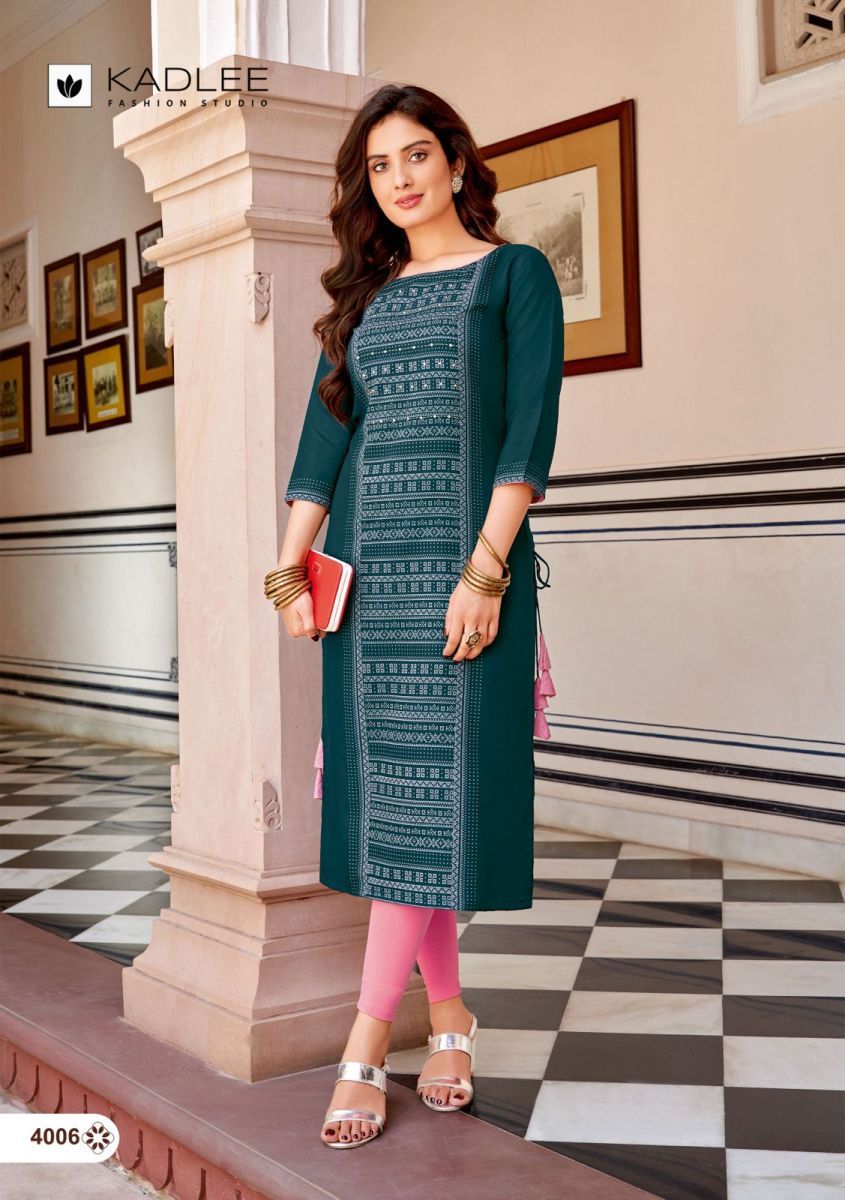 KADLEE-NIHARIKA-RAYON-KURTI-CATALOGUE-WHOLESALER-IN-SURAT-6
