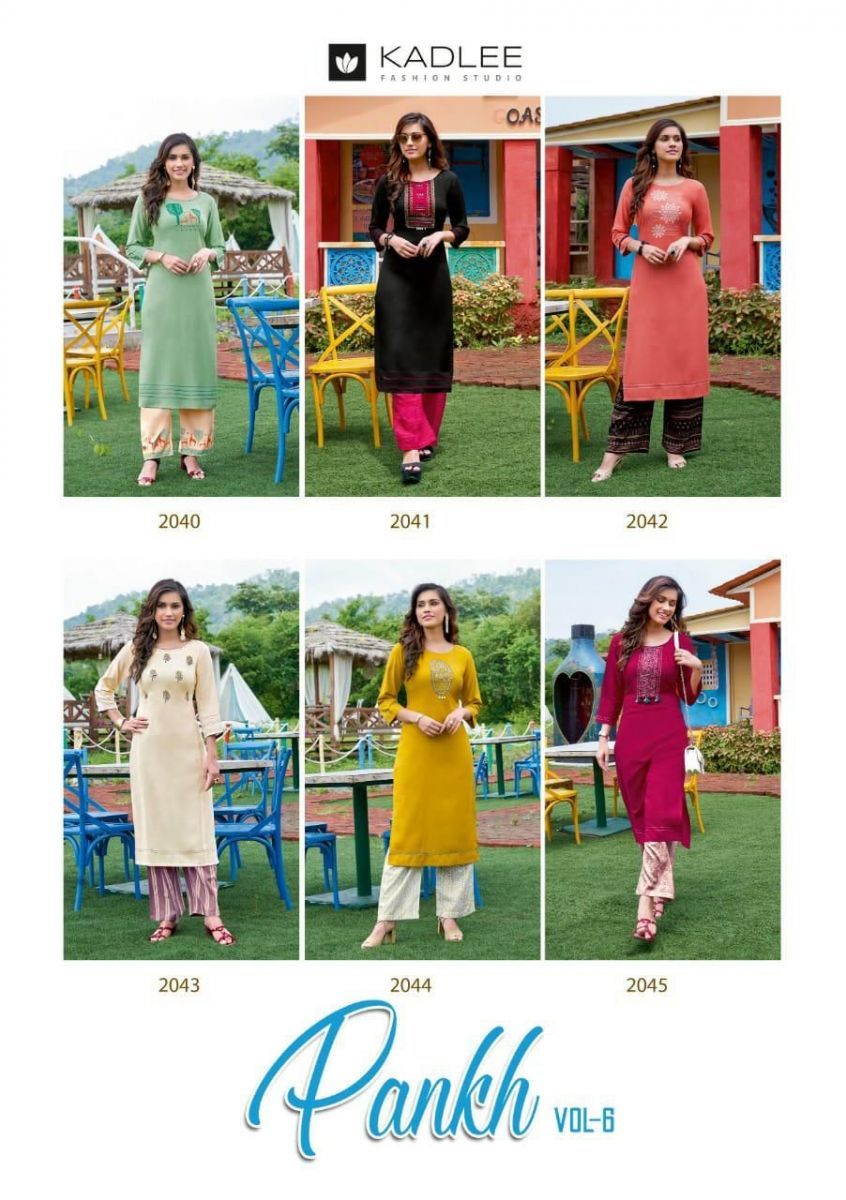 KADLEE-PANKH-VOL-6-RAYON-HAND-WORK-KURTIS-BY-MITTOO-9